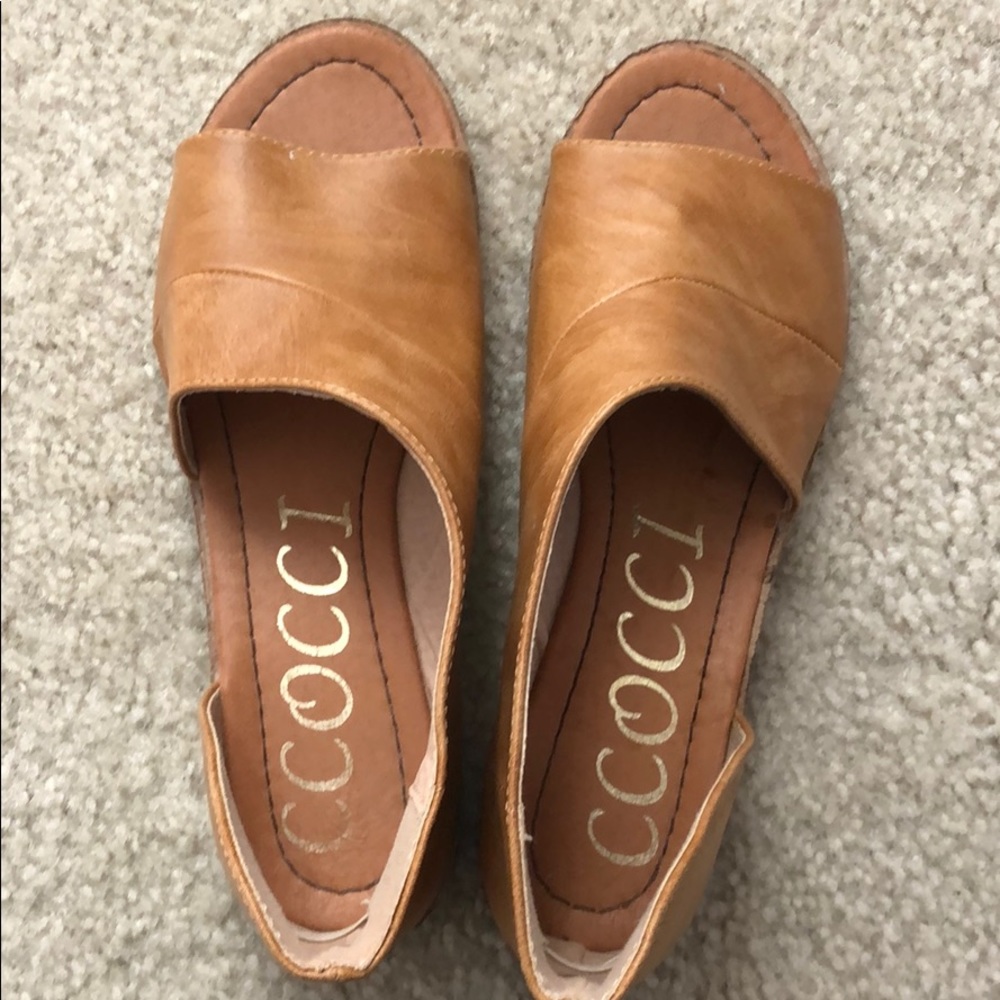 Tan sandals